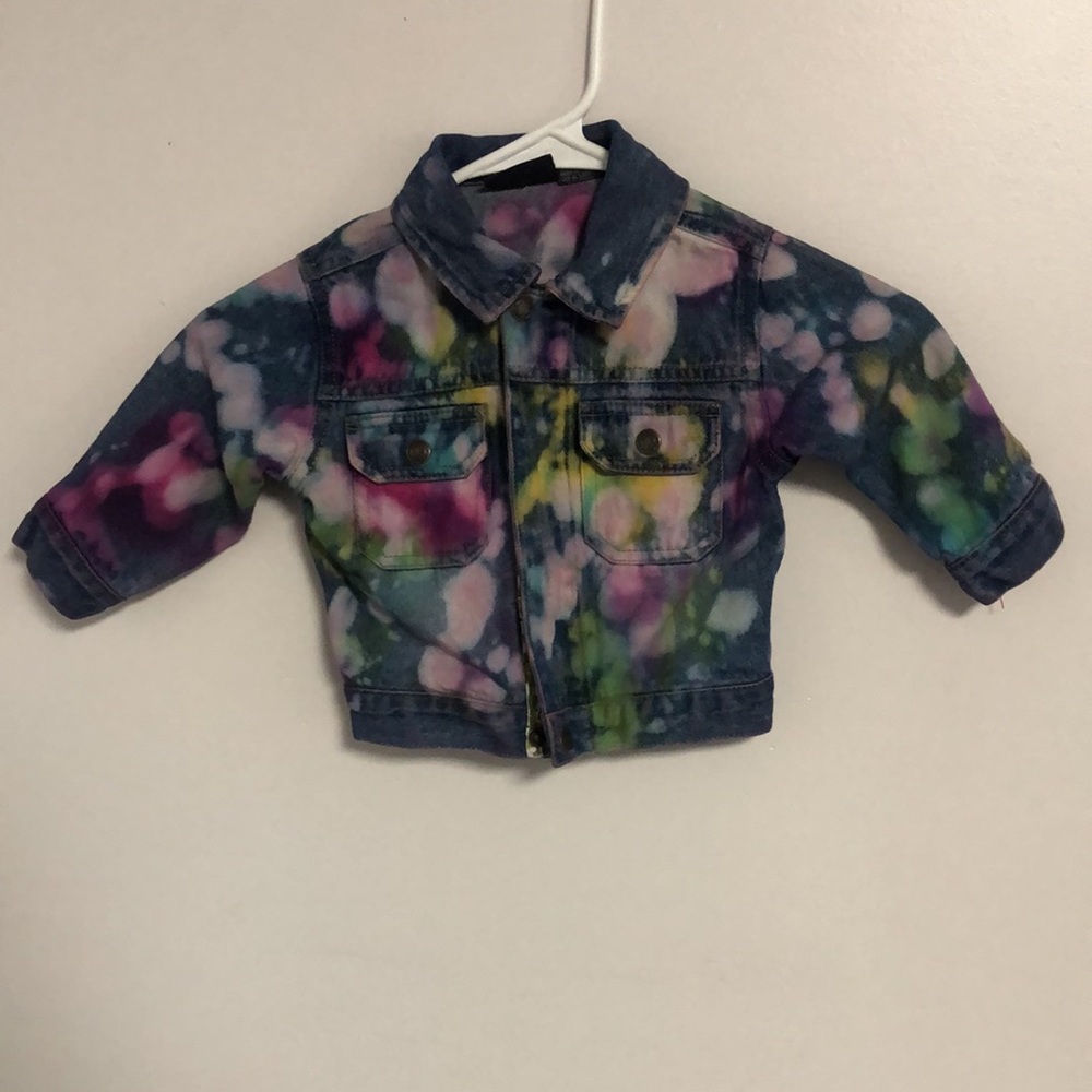 One of a kind infant denim jacket